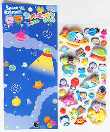 Decoración de pegatinas hinchadas personalizadas PVC 3D Pegatinas de espuma Impresión offset para niños