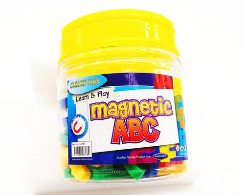 Material plástico magnético con la caja plástica, diversos colores de encargo, ajuste de los alfabetos y de los números para todo el tablero de la hojalata