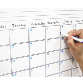 Material de imán flexible y laminado especial de borrado en seco para calendario de refrigerador magnético personalizado