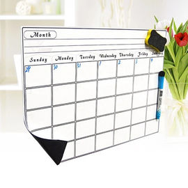Material de imán flexible y laminado especial de borrado en seco para calendario de refrigerador magnético personalizado
