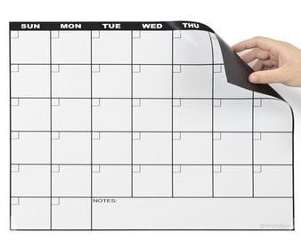 Material de imán flexible y laminado especial de borrado en seco para calendario de refrigerador magnético personalizado