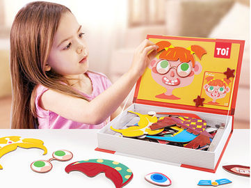 Set de actividad magnética de refrigerador personalizado para niños con embalaje de caja de regalo para aprendizaje preescolar