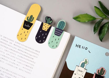 Magnetos de corte a presión personalizados Eco amigable Marcas de libro magnéticas personalizadas lindas Mini Marcas de libro magnéticas
