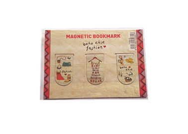 Magnetos de corte a presión personalizados Eco amigable Marcas de libro magnéticas personalizadas lindas Mini Marcas de libro magnéticas