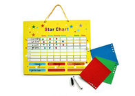 16 &quot;x12&quot; Magnético Tablero Blanco Chore Reward Chart con borrado en seco para 3 niños