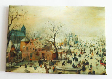 Impresión de imágenes a medida 54x78mm Impresión de recuerdos Imán de nevera de hojalata para decoración y promoción