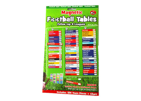 Juego de actividades magnéticas personalizable que incluye futbolín magnético, tablero de juego con imán para nevera y piezas de imán de actividades para juegos interactivos