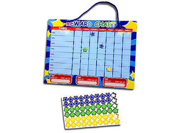 Directamente de fábrica Personalizado 16 "X 12" Magnético Recompensa gráfico Seco Borrar Tablero Blanco Sugerencias de actividad y respaldo magnético