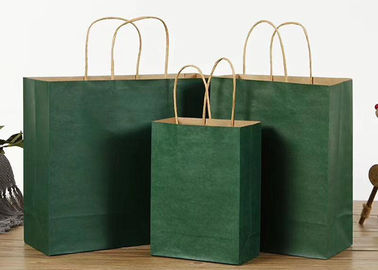 Bolsa de papel plegable recubierta a medida para regalo de lujo Bolsa de compras de papel con mango de cuerda de tira
