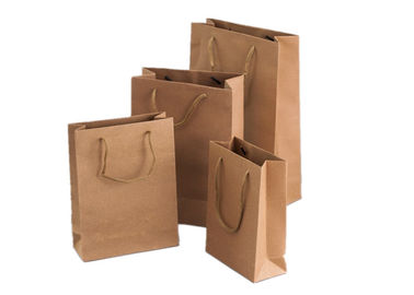 Bolsa de papel plegable recubierta a medida para regalo de lujo Bolsa de compras de papel con mango de cuerda de tira