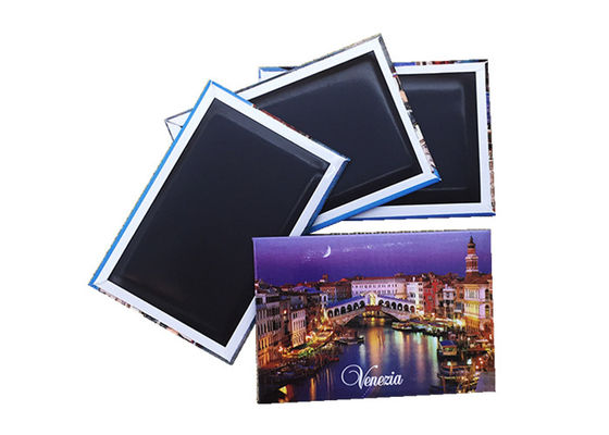 Magnetos para refrigeradores y frigoríficos de recuerdo turístico personalizados Impresión fotográfica Magnetos para frigoríficos de hojalata