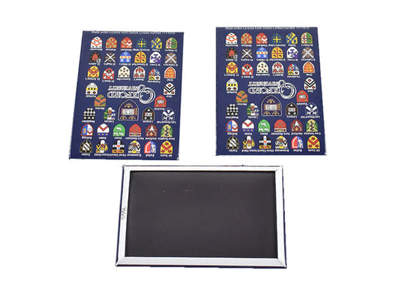 Magnetos para refrigeradores y frigoríficos de recuerdo turístico personalizados Impresión fotográfica Magnetos para frigoríficos de hojalata