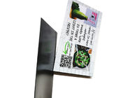 Tarjeta de presentación de papel personalizada de la etiqueta engomada del imán del refrigerador de la tarjeta de visita 55M M