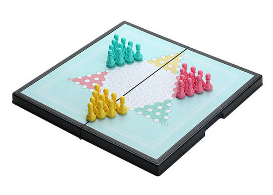 Conjunto de actividad magnética plegable portátil Juego de ajedrez de viaje duradero ligero educativo reutilizable logotipo personalizado piezas magnéticas