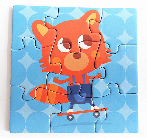Conjunto de actividad magnética personalizado para niños nevera Magneto Papel Puzzle Puzzle educativo