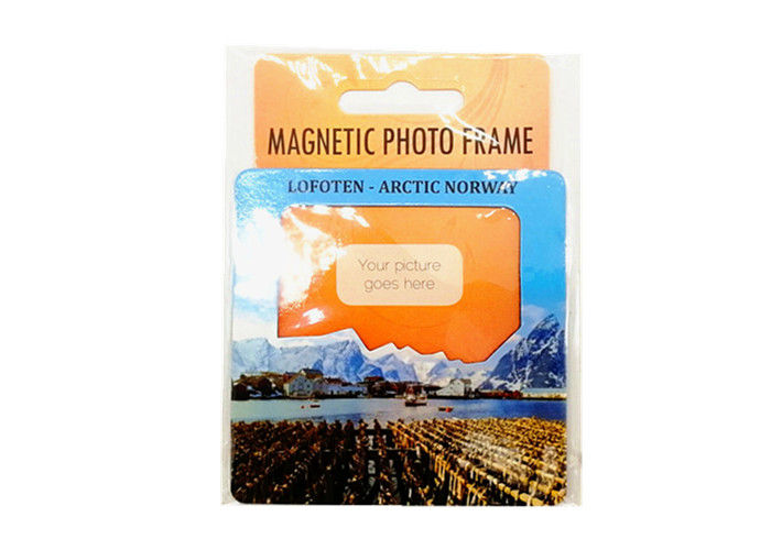 Diseño personalizado Marco fotográfico magnético flexible para refrigerador Impresión de 4 colores Magneto frigorífico personalizado