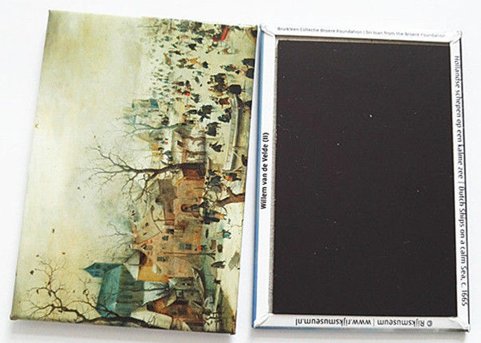 Impresión de imágenes a medida 54x78mm Impresión de recuerdos Imán de nevera de hojalata para decoración y promoción