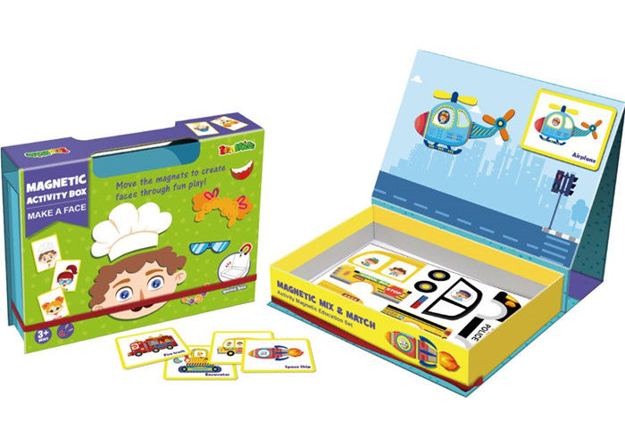 Títulos magnéticos Bloques juego magnético juego de EVA espuma juguetes educativos con caja de regalo para niños