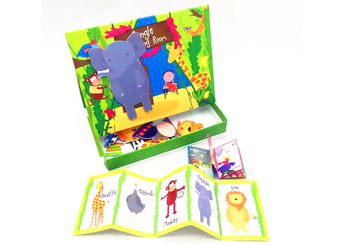Los juegos educativos de los niños divertidos, actividades determinadas del imán del juego de partido para los niños